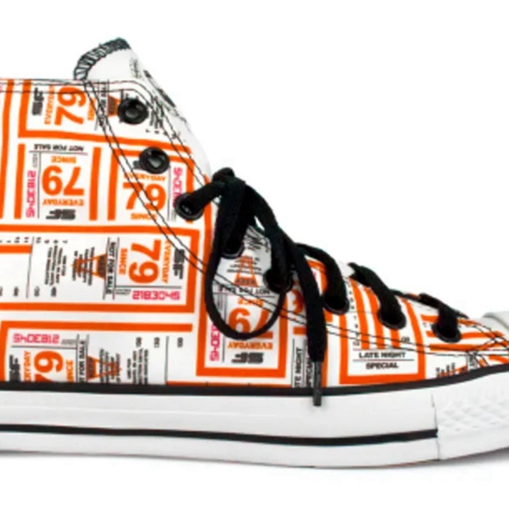 Converse Chuck Taylor Sneakers Colab x ShoeBiz Unisex Women 7.5 Men 5.5 high top